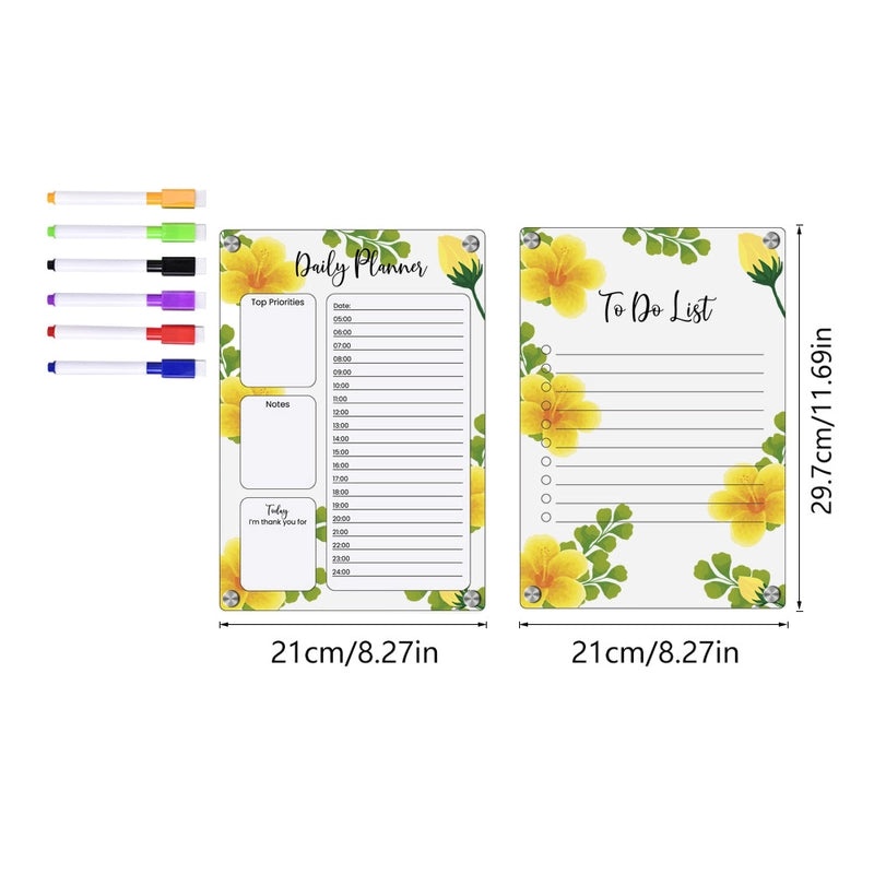 Minimalist Transparent Colored Resin Refrigerator Magnet | Home Decor