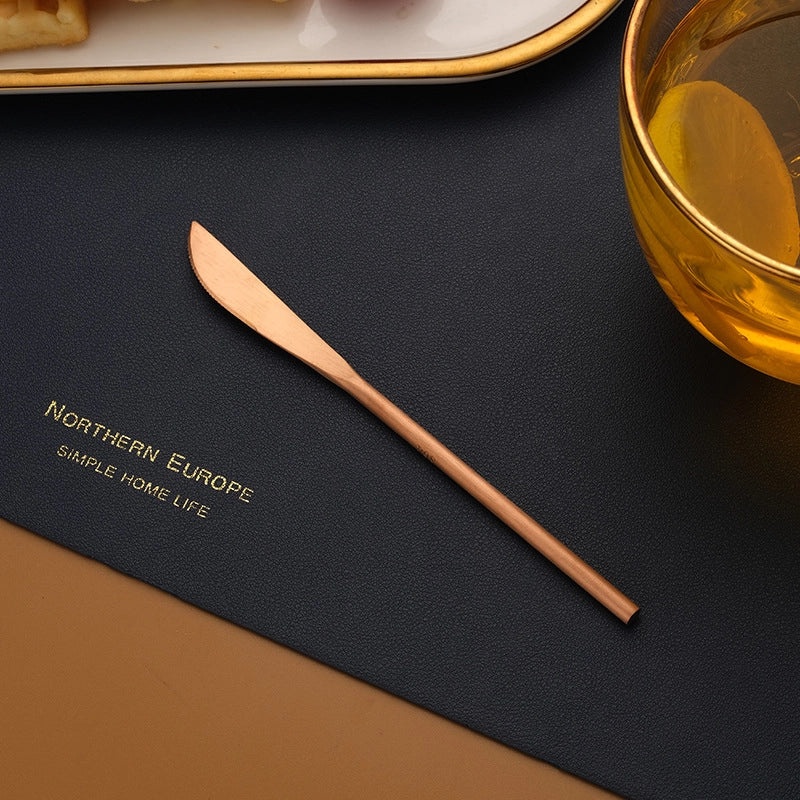 Japanese-style 304 Stainless Steel Long Handle Dessert Spoon Coffee Stirring Spoon Small Fruit Fork Ice Cream Spoon | Kitchen & Dining Utensils