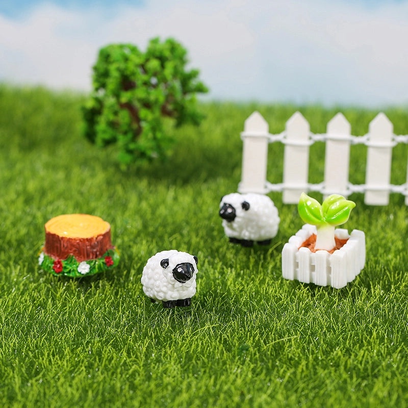 Minimalist Sheep Resin Figurines Decorative Artificial Ornaments|Home Decor Accessories