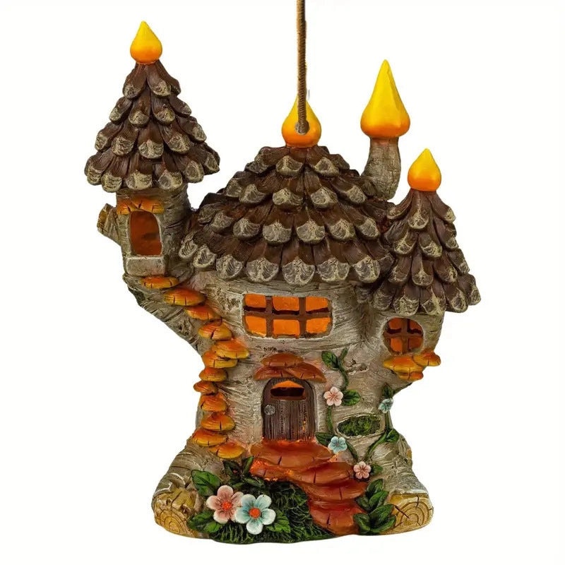 Elf Fairy Acrylic Pendant Christmas Tree Ornament Garden Courtyard Decoration|Home Decor & Holiday Ornaments