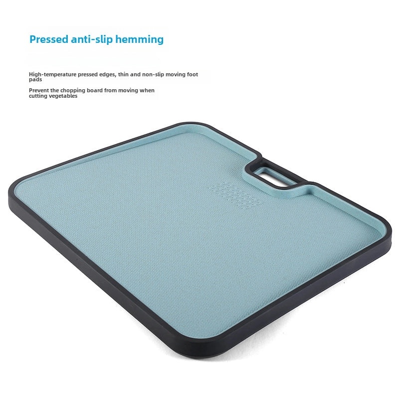 FDA Approved Wheat Straw Double-Sided Cutting Board for Meat, Vegetables & Fruits | Kitchen Supplies