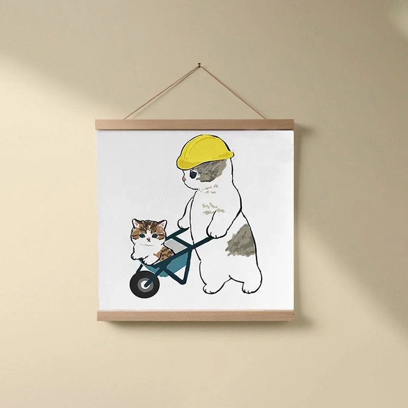 Adorable Cat-Themed Wall Decor for Home|Home Decor
