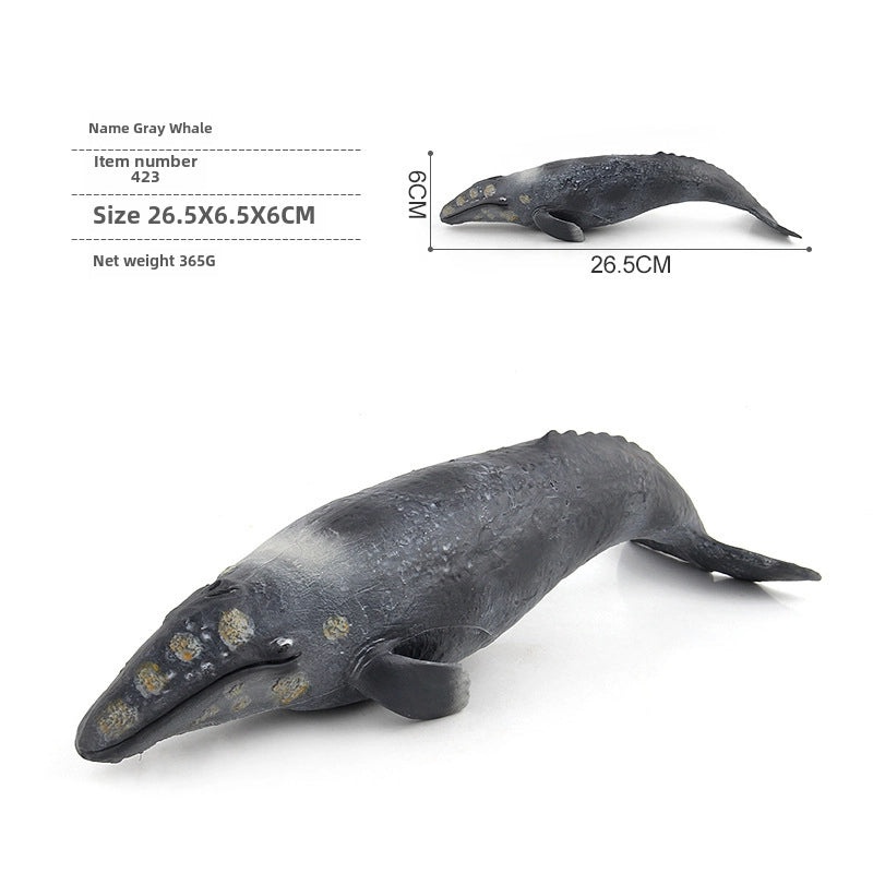 Realistic Marine Animal Toy Set|Educational Marine Life Models|Whale and Narwhal Figure Collection|Ocean Animal Simulation Toys|Kids Learning Mod