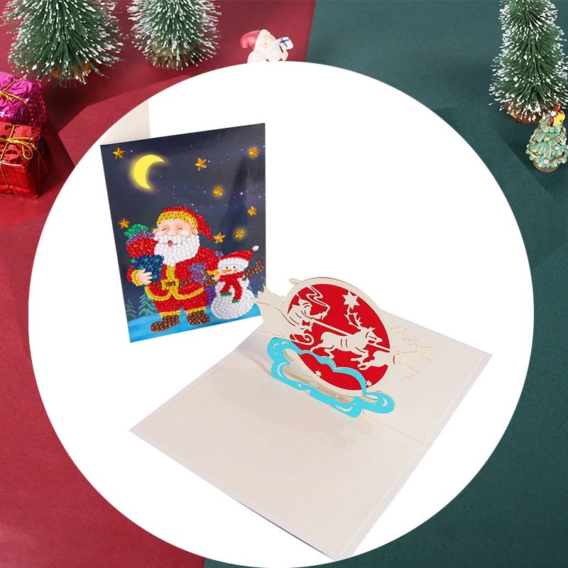 Handmade DIY Diamond Painting Birthday Balloon Greeting Card | Handmade Greeting Cards