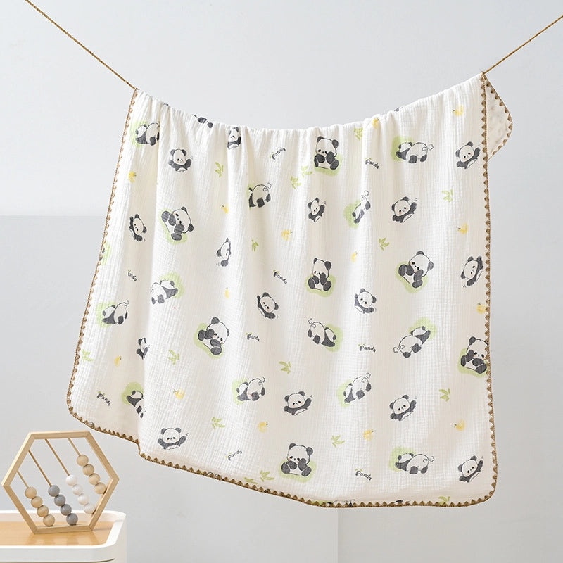 Adorable Animal Print Striped Solid Cotton Baby Bedding Set|Baby Bedding & Accessories