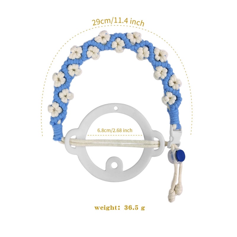 Floral Cotton Rope Water Bottle Holder Lanyard | Drinkware Accessories