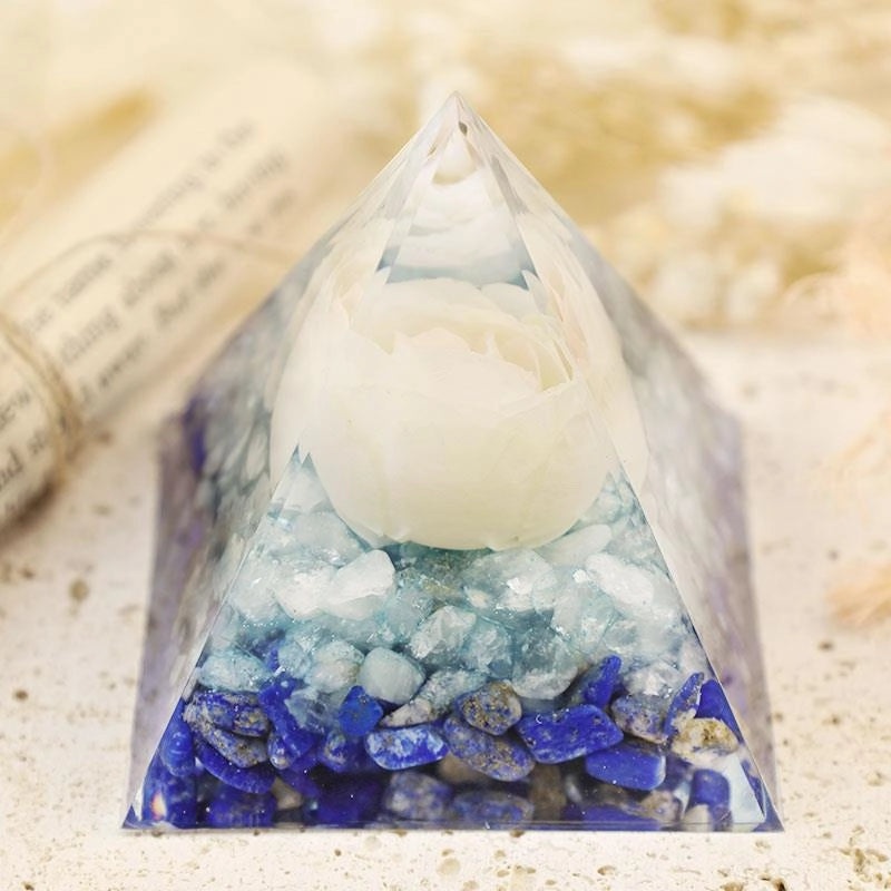 Minimalist Pyramid Resin Crystal Ornament|Home Decor