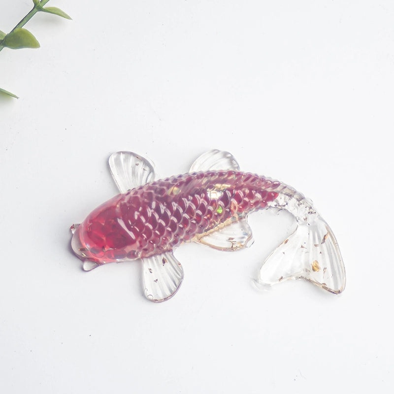Minimalist Fish Gem Crystal Glue Ornaments | Home Decor & Accessories