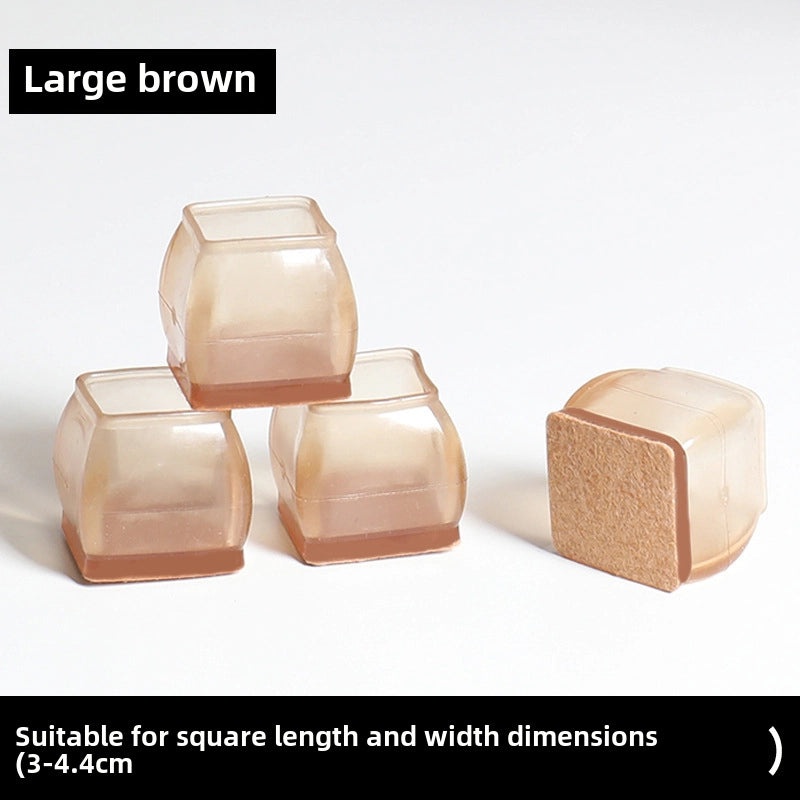 Silent Chair Leg Protective Covers Thickened Table Foot Pads for Chairs and Stools | Home & Living Accessories