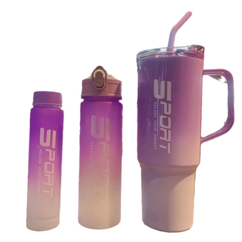 Stylish Solid Color PC Water Bottle - Durable & Lightweight | Sports & Outdoors Accessories
