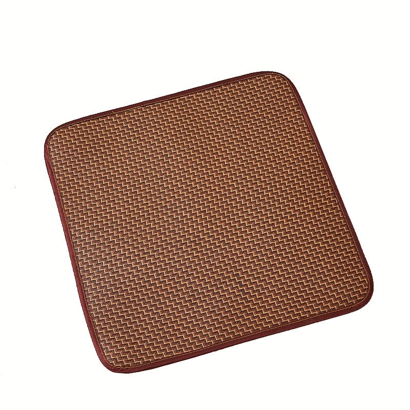 Summer Ice Silk Breathable Rattan Chair Cushion Horseshoe Shape for Office Student Use|Home & Garden > Furniture Accessories