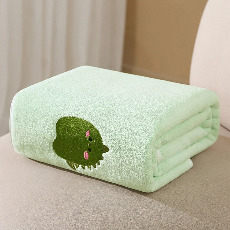 Soft Absorbent Newborn Baby Bath Towel Coral Fleece Quick-drying Thickened Lint-free Blanket|Baby Bath & Care
