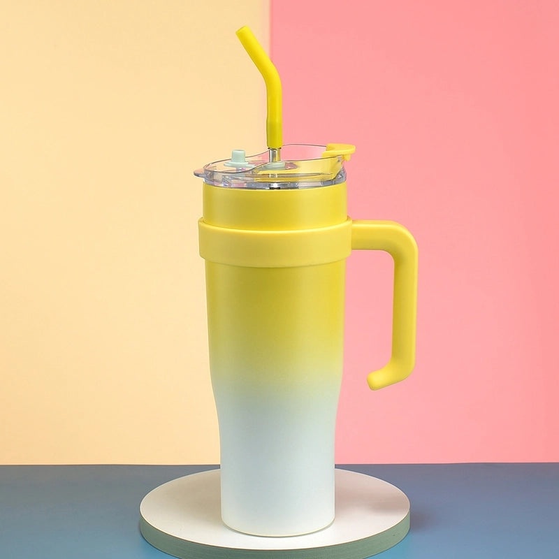 Stylish Multicolor Stainless Steel Casual Thermos Cup 1 Pc | Drinkware & Thermoses