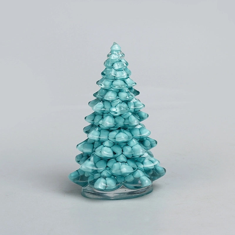 Minimalist Synthetic Resin Christmas Tree Ornaments | Holiday Decorations