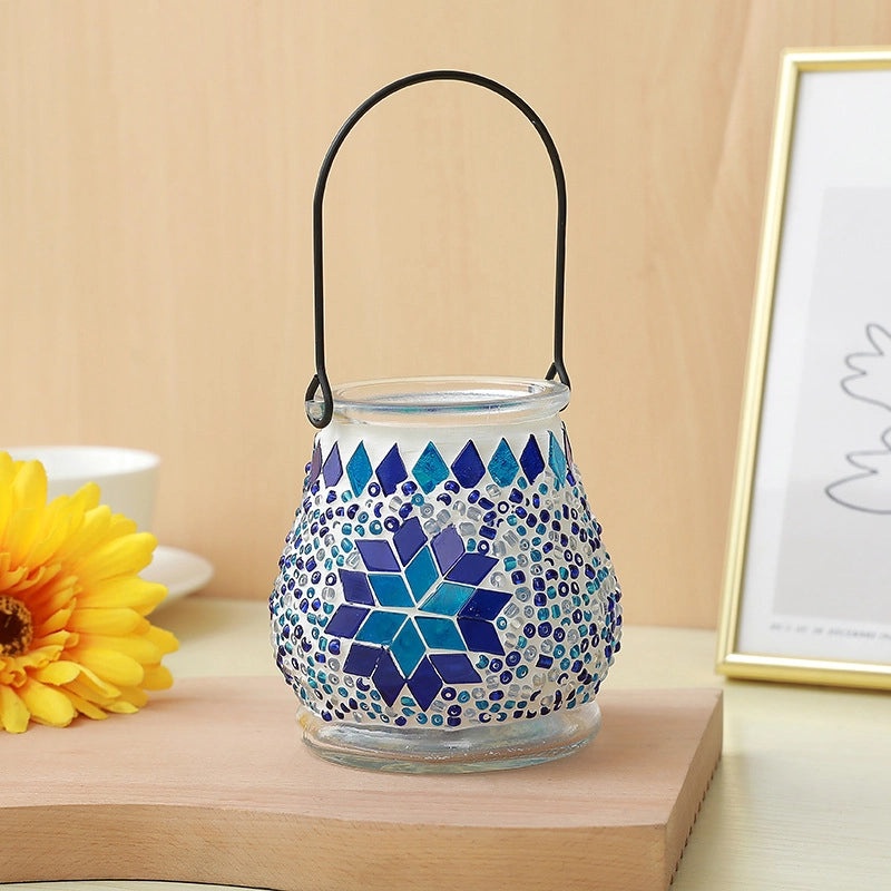 Handcrafted Painted Clay Geometric Glass Seed Beads | Handmade Jewelry Accessories