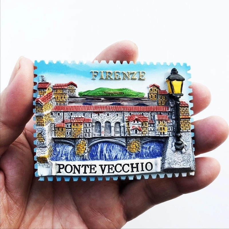 3-Piece Retro Streetwear Color Block Synthetic Resin Magnets Set|Home Decor & Magnets