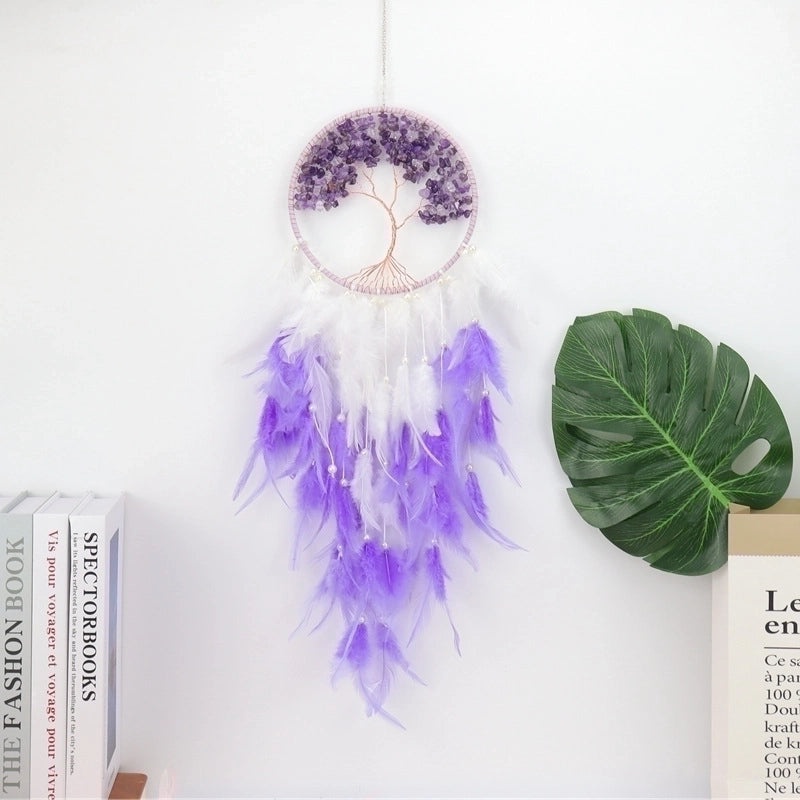 Dreamcatcher Tree Feather Metal Pendant Charm|Jewelry & Accessories