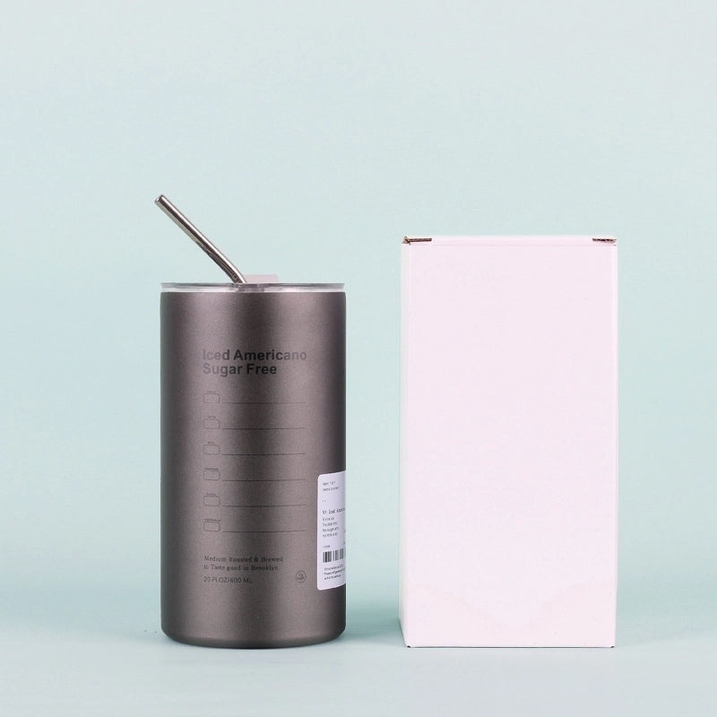 Stainless Steel Water Bottle Single Piece Casual Solid Color | Drinkware & Hydration