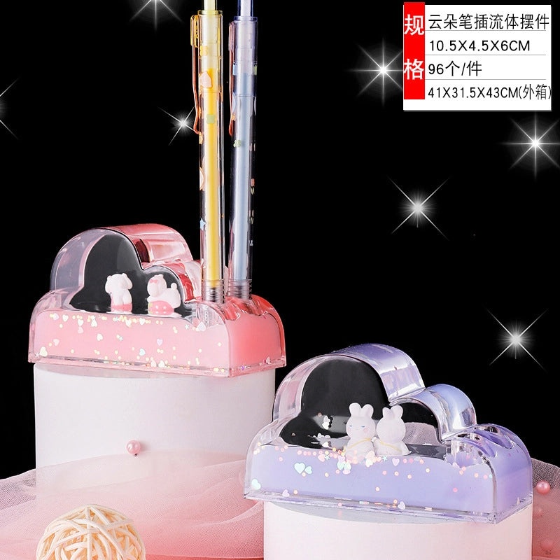 Creative Cartoon Liquid Oil Drop Ornament Transparent Acrylic Pressure Relief Craft|Home Decor Gifts