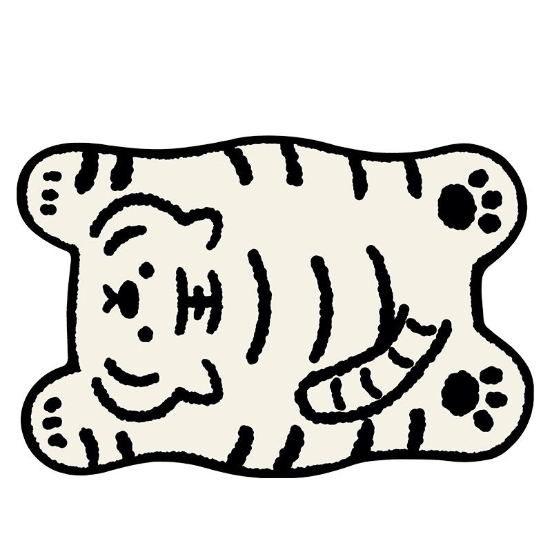 Adorable Animal Print Faux Leather Bath Mat|Home Decor Bath Rugs