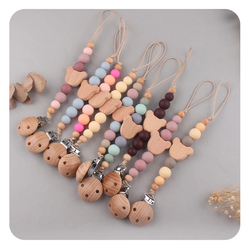 Adorable Bear-Shaped Silicone Baby Accessories | Baby Essentials
