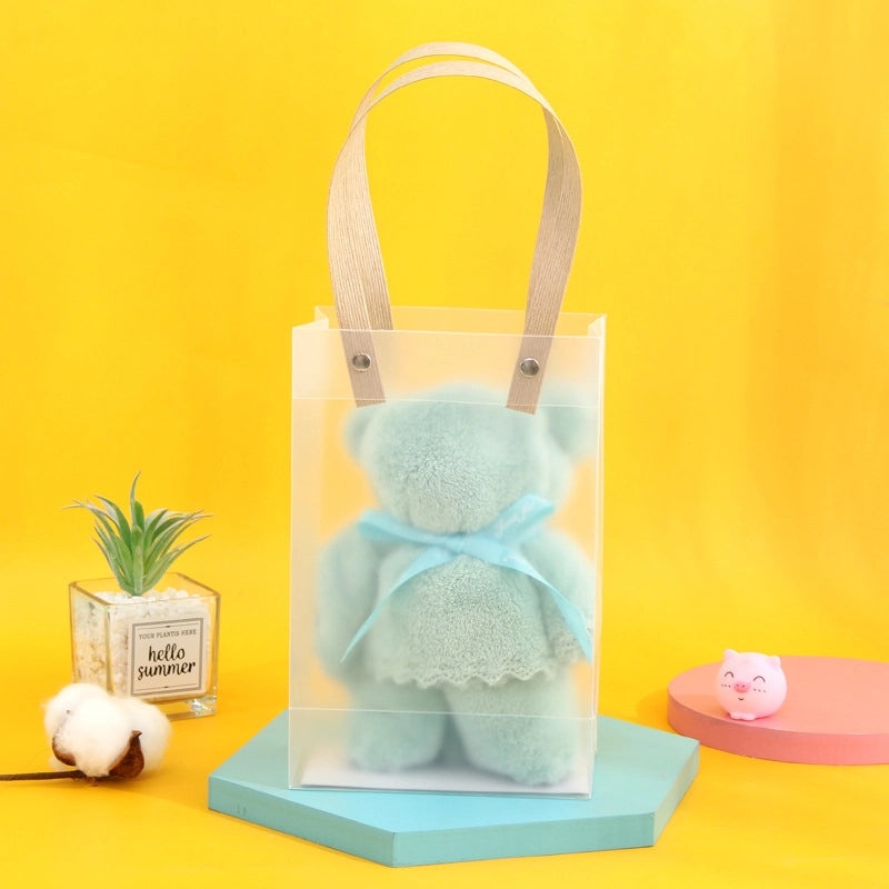 Soft Coral Fleece Bear Towel Absorbent Cute Wedding & Holiday Gift Hand Towel|Home & Kitchen Towels