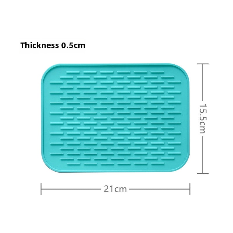 Silicone Heat Insulation Mat Non-Slip Durable Waterproof Coaster Plate Bowl Mat for Dining Table | Kitchen Accessories