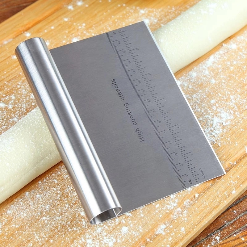 Multifunctional Stainless Steel Noodle Cutter and Dough Scraper | Kitchen Tools