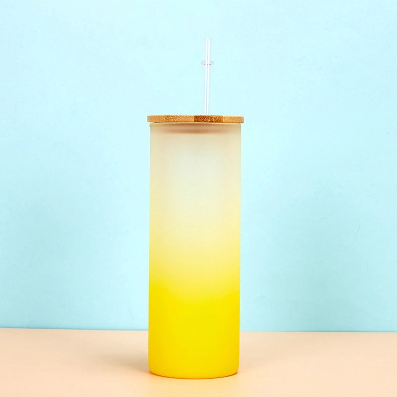 Mason Cup with Bamboo Lid and Straw|Outdoor Drinkware