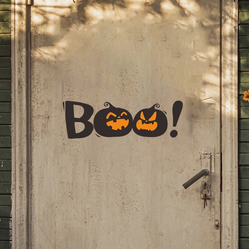 Geometric Pumpkin Letter Halloween Casual PVC Necklace | Halloween Jewelry