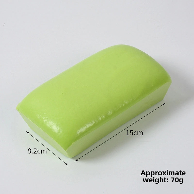 PU Slow Rebound Simulation Sticky Bread Toy Soft Squishy Food Model Stress Relief|Squishy Toys & Stress Relievers