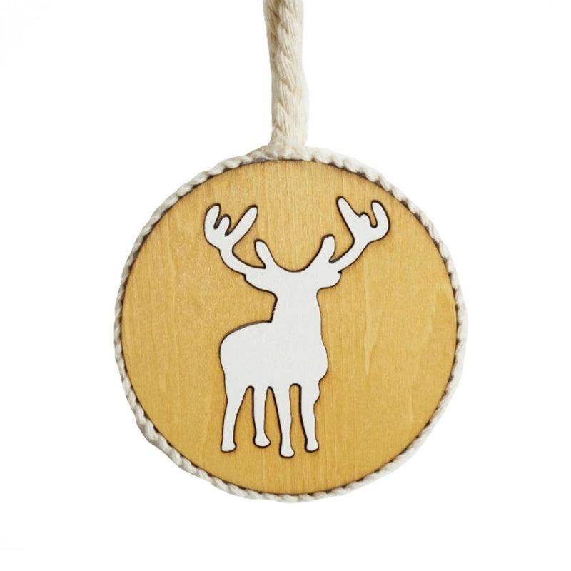 Adorable Cactus Deer Wooden Curtain Tieback | Home Decor Accessories