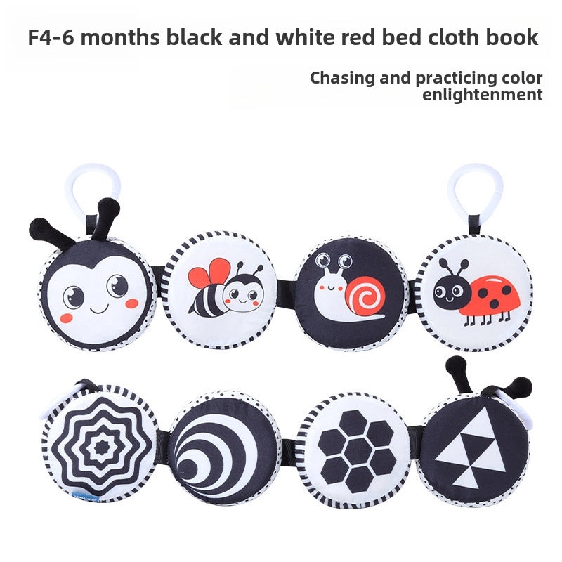 Aipinqi Baby Soft Cloth Book with Animal Designs Double-Sided Educational Toy for Crib or Bedside Use|Baby Toys and Early Learning