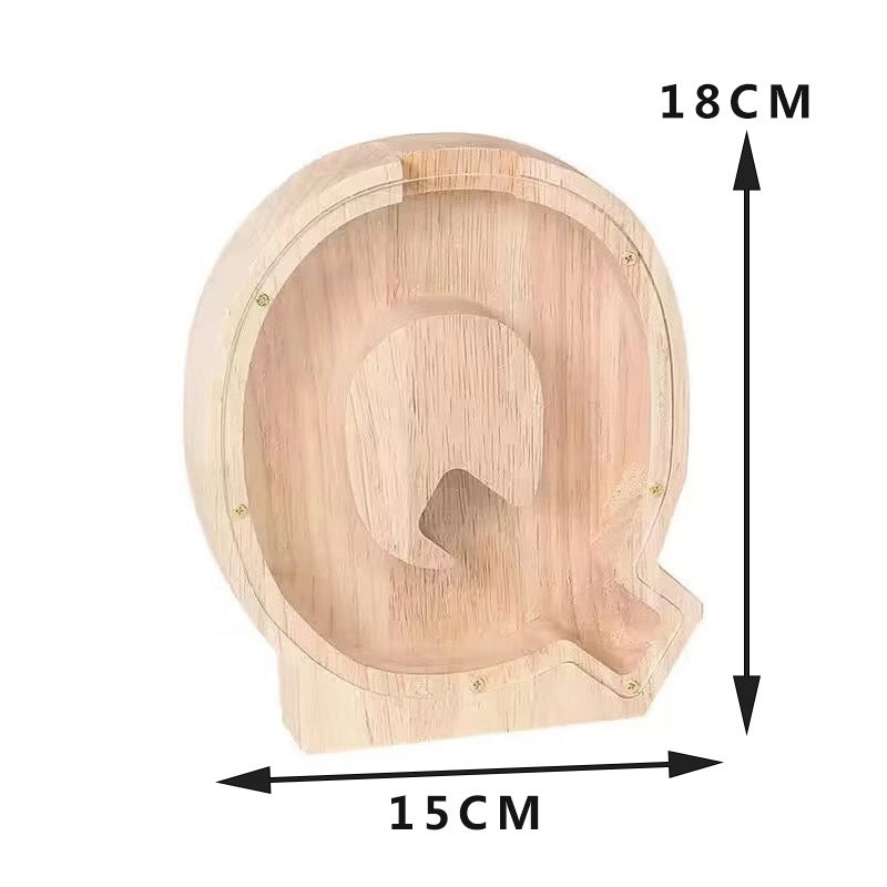 Piggy Bank Wooden Letter Toy for Kids | Educational Wooden Toys