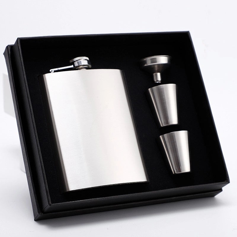 Stylish Solid Color Wine Flask Set 1 Piece 304 Stainless Steel | Drinkware & Bar Accessories