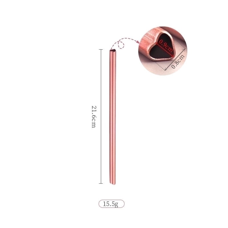 Stylish Solid Color Stainless Steel Drinking Straw|Kitchen & Dining Accessories