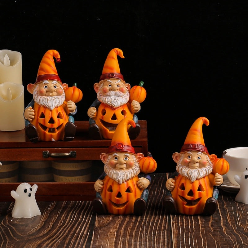 Minimalist Halloween Pumpkin Resin Ornament Decorative Props for Party Table Festival Supplies|Home Decor & Party Supplies