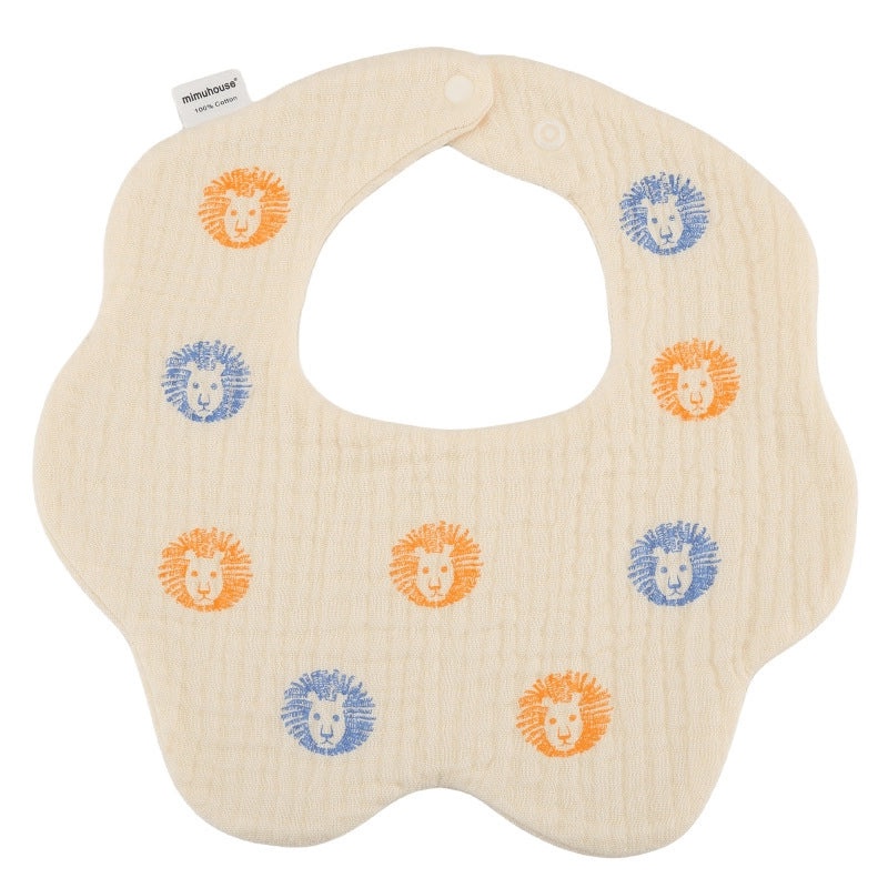 Adorable Animal Cherry Blossom Cotton Baby Burp Cloths Soft Infant Accessories|Baby Essentials