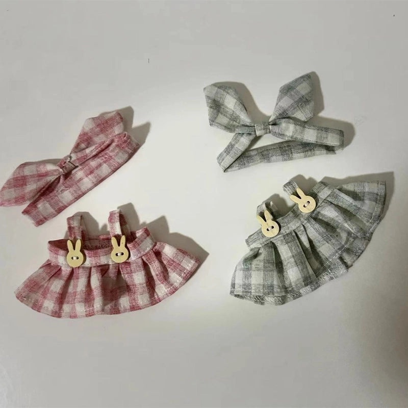 Cute 17cm Vinyl Plush Doll Clothes Set | Doll Clothes Accessories