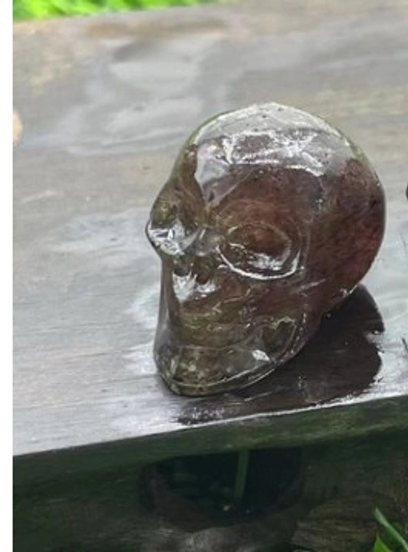 Halloween Punk Skull Natural Stone Decor|Jewelry & Accessories