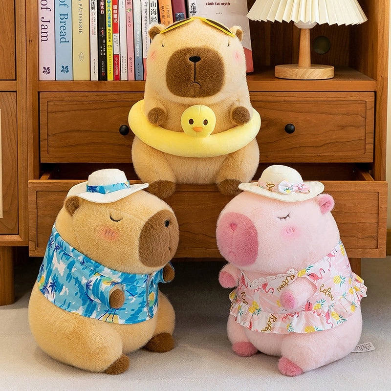 Cute Pink Capybara Plush Toy for Girls Summer New Sports Doll|Toys & Games Plush Toys