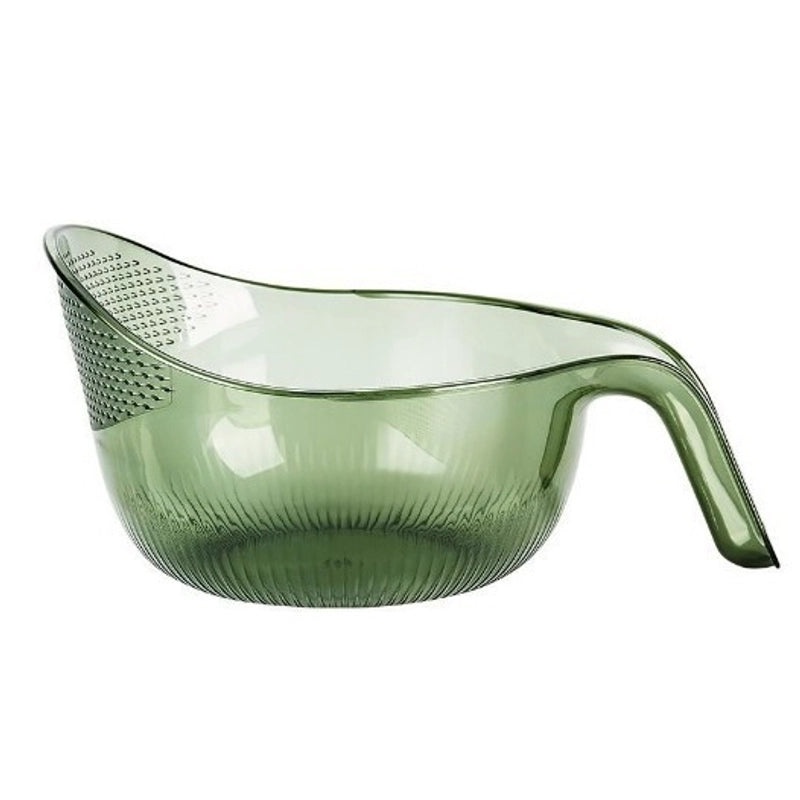 Multi-Use Thickened Acrylic Rice Washing Basket with Drainage Fruit and Vegetable Washing Basin|Kitchen Tools & Gadgets