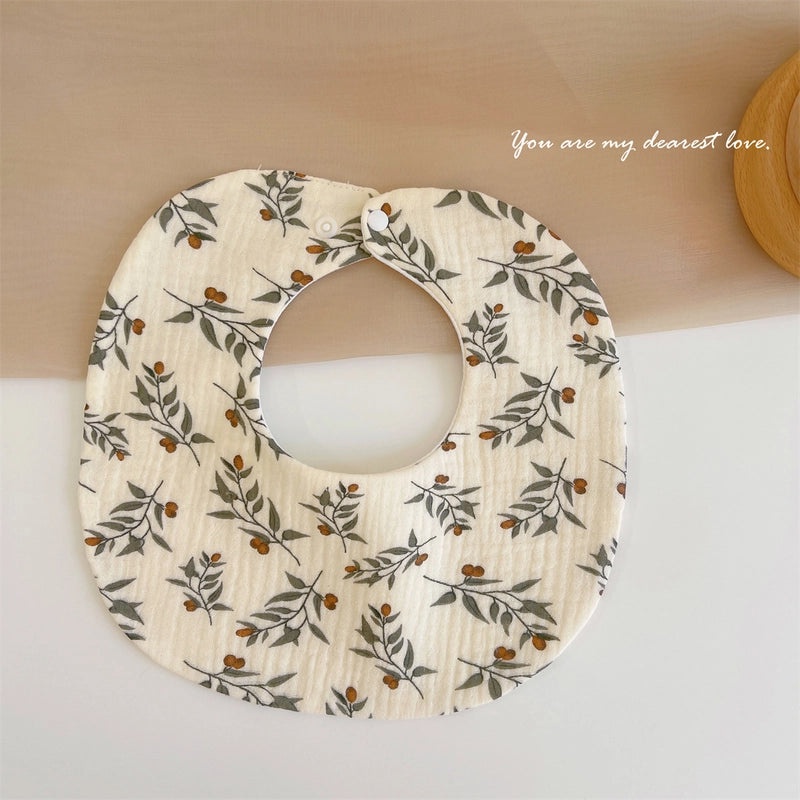 Baby Soft Cotton Gauze Newborn Bib Waterproof Absorbent Scarf for Autumn Winter|Baby & Kids Accessories
