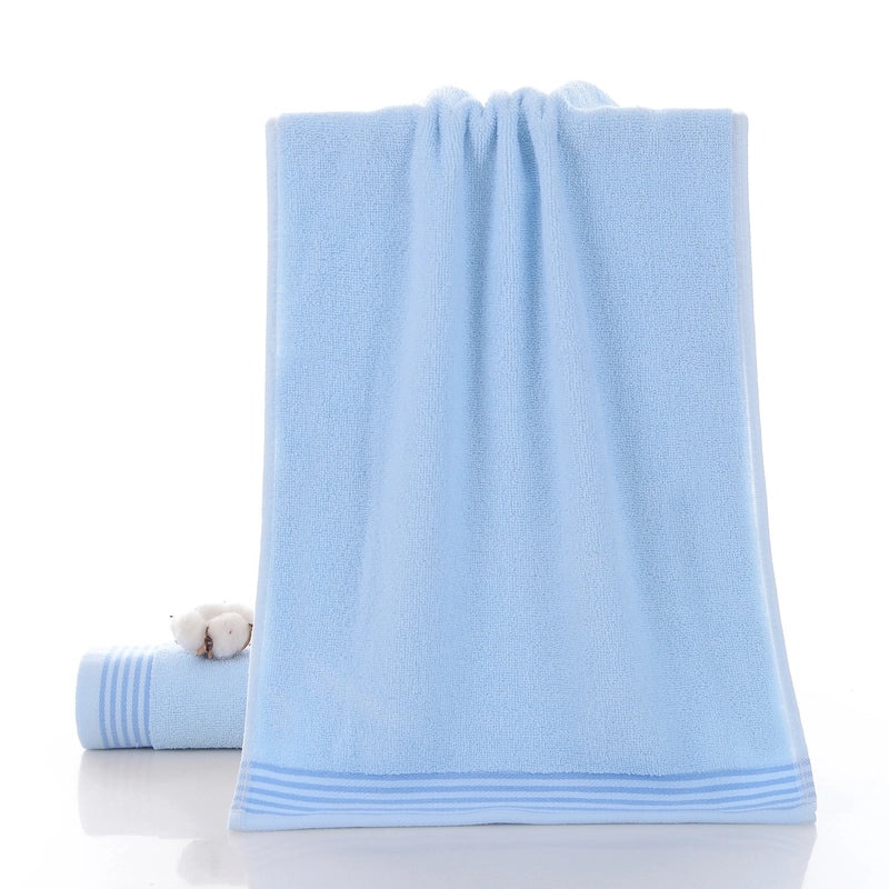 Thickened Pure Cotton Face Towel for Adults Household Water Pattern 32-Strand Durable Daily Use|Home & Living - Towels & Linens