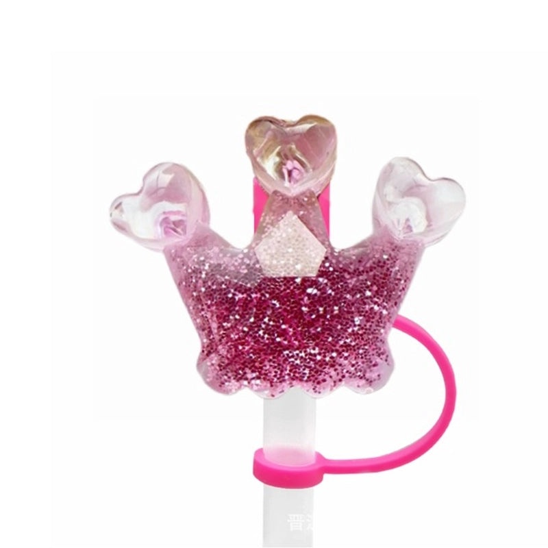 Pastoral Star Fruit Resin Straw Cap, Cute Casual Decorative Silica Gel Cover | Drinkware Accessories