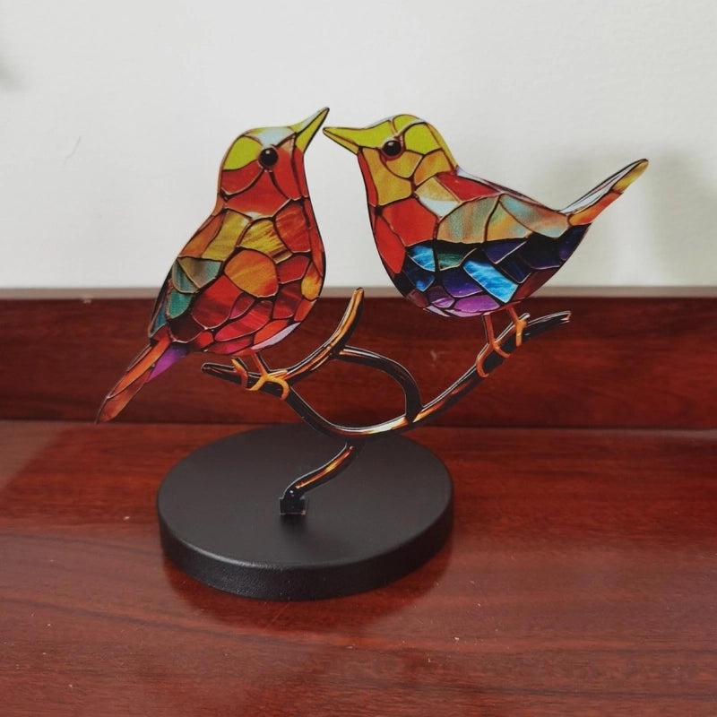 Casual Bird Acrylic Ornament Decorative Artificial Bird Figurine for Home Decor|Home Decor & Accessories