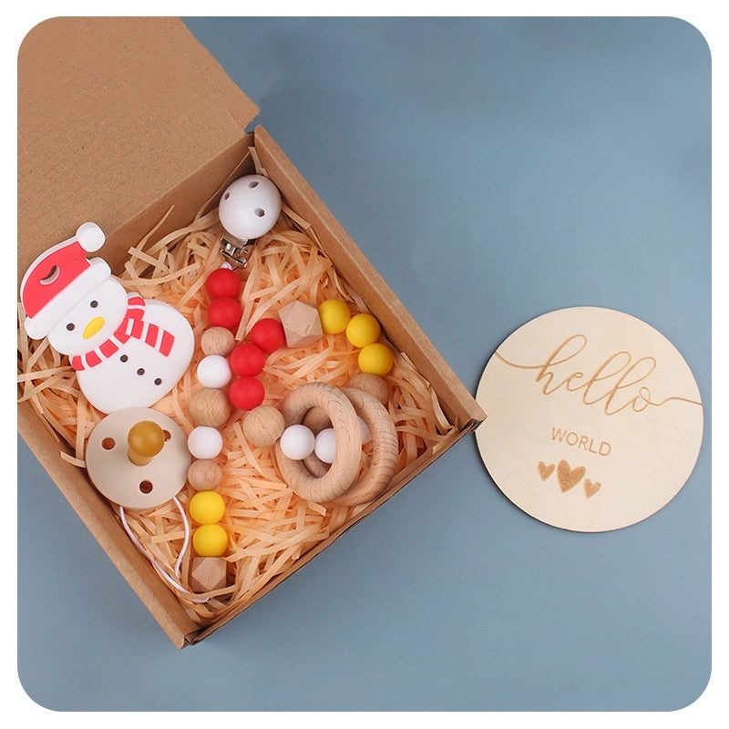 Christmas Cute Christmas Tree Santa Claus Snowman Baby Accessories Soft Beech Silica Gel Teethers|Baby Accessories