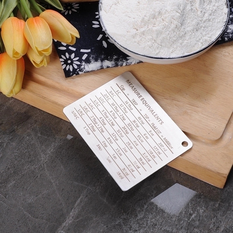 Stainless Steel Measuring Spoon with Letter Design for Casual Use 1 Piece|Kitchen Gadgets and Utensils