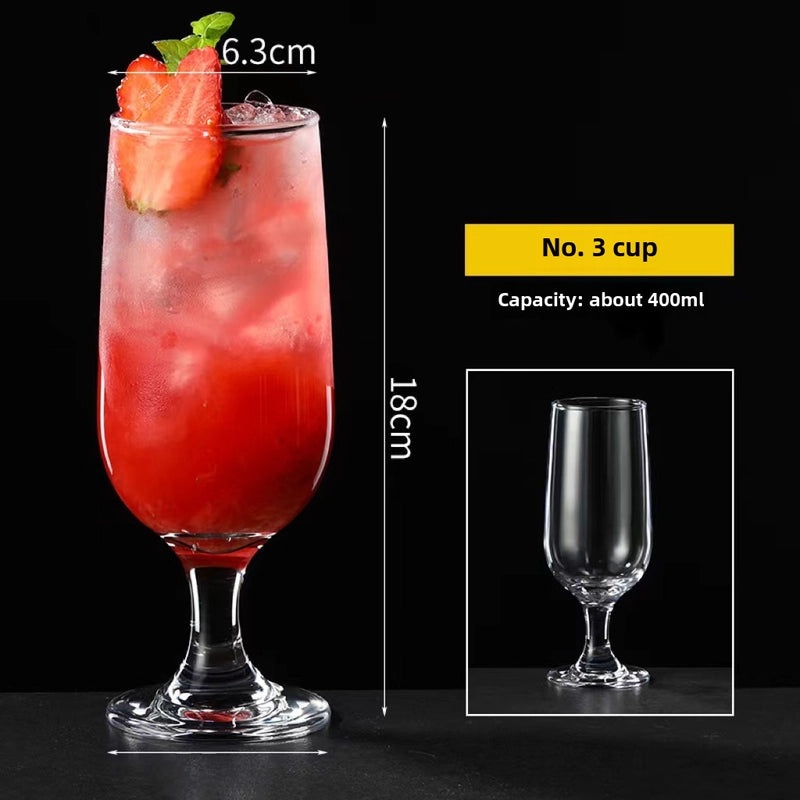 Large Capacity Glass Juice Cup for Milk Tea Mojito Cocktail Bars | Drinkware & Glassware