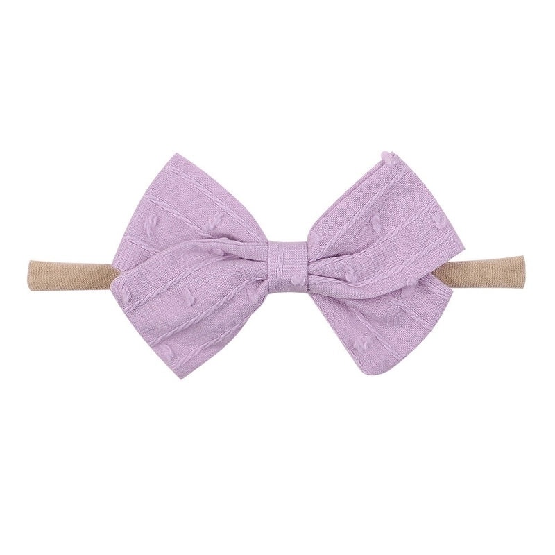 Kids Soft Nylon Bow Headband Candy Colors|Children's Hair Accessories